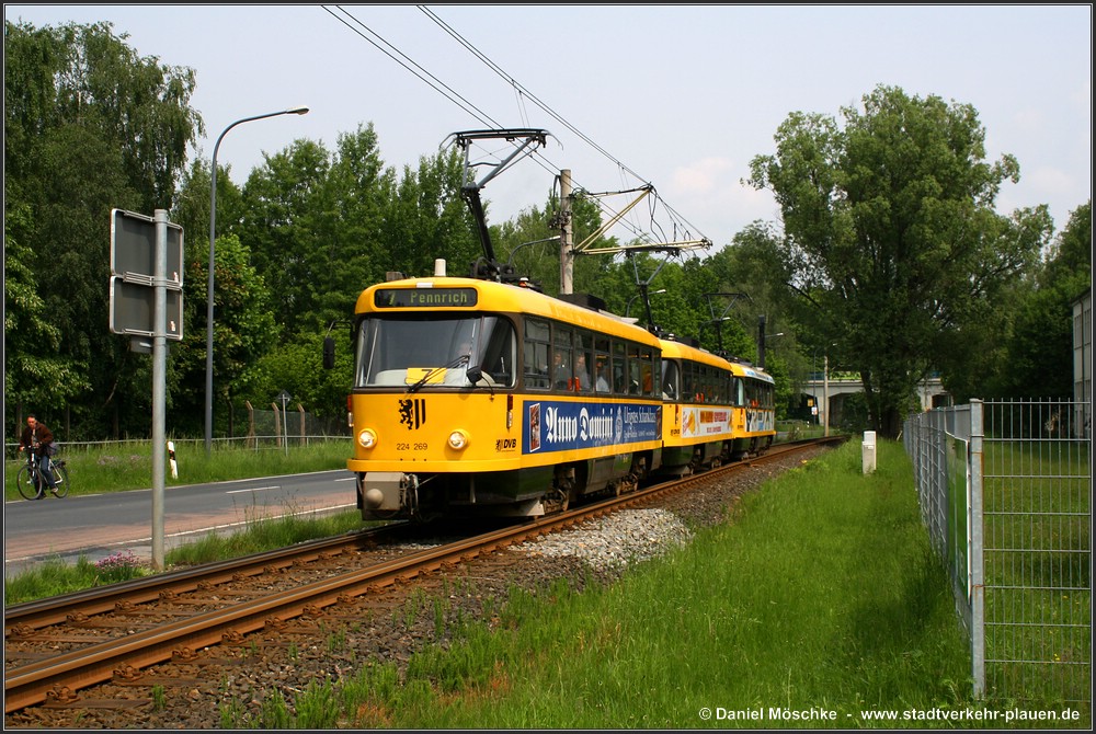 Дрезден, Tatra T4D-MT № 224 269; Дрезден — Прощание с Татрами (29.05.2010)
