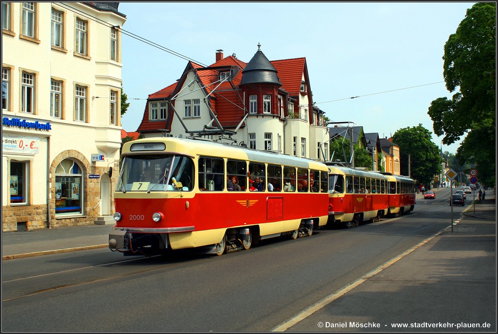 Дрезден, Tatra T4D № 2000 (201 314); Дрезден — Прощание с Татрами (29.05.2010)