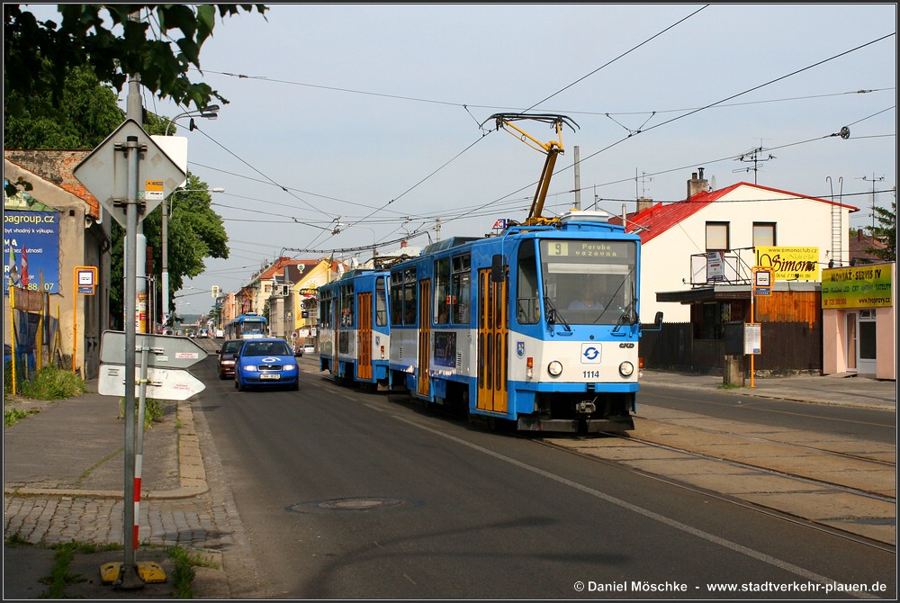 Ostrava, Tatra T6A5 № 1114