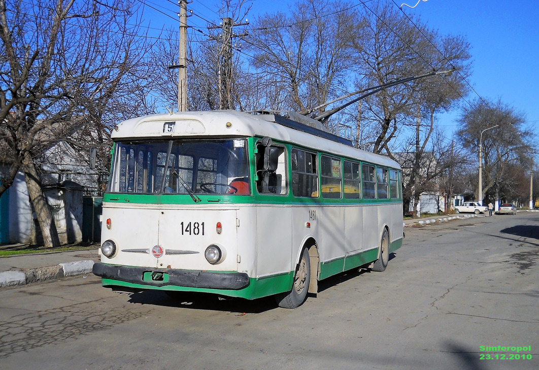 Krimski trolejbus, Škoda 9Tr18 č. 1481