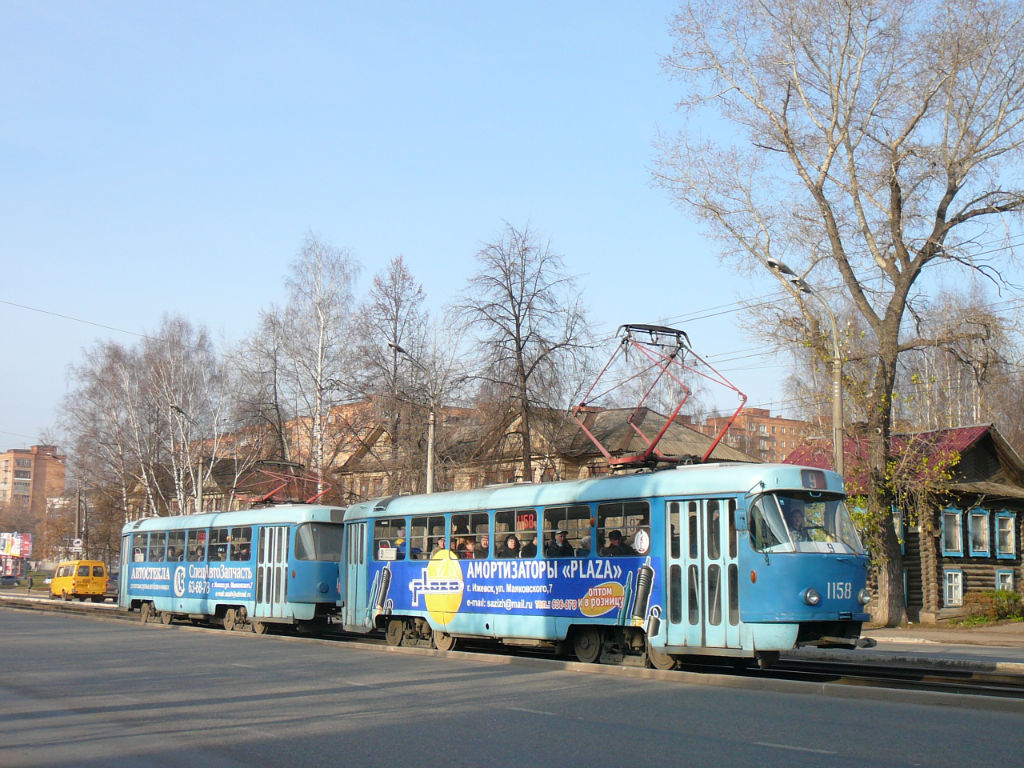Izhevsk, Tatra T3SU (2-door) # 1158