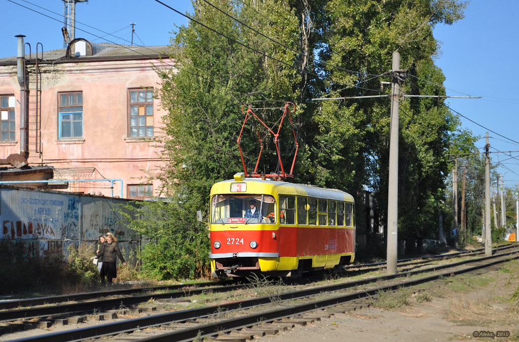 Volgograd, Tatra T3SU № 2724