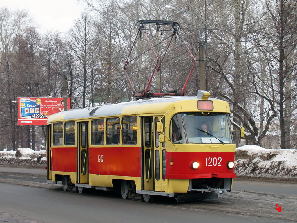 Ижевск, Tatra T3SU № 1202