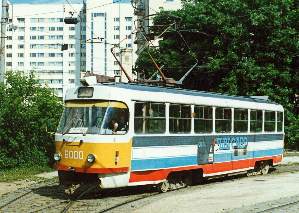 Москва, Tatra T3SU № 6000