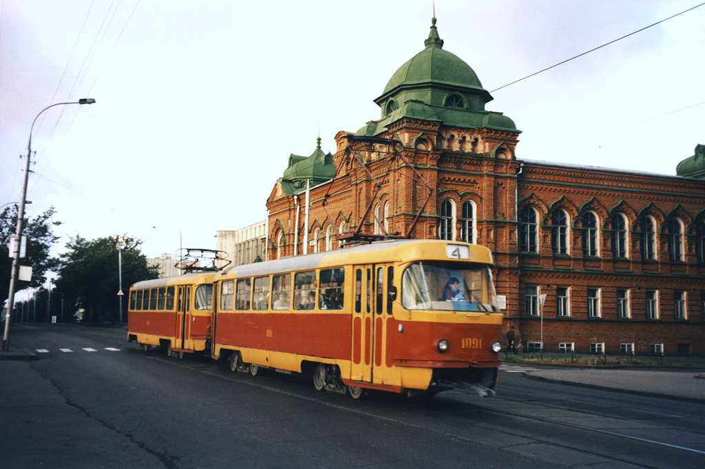 Ульяновск, Tatra T3SU (двухдверная) № 1091