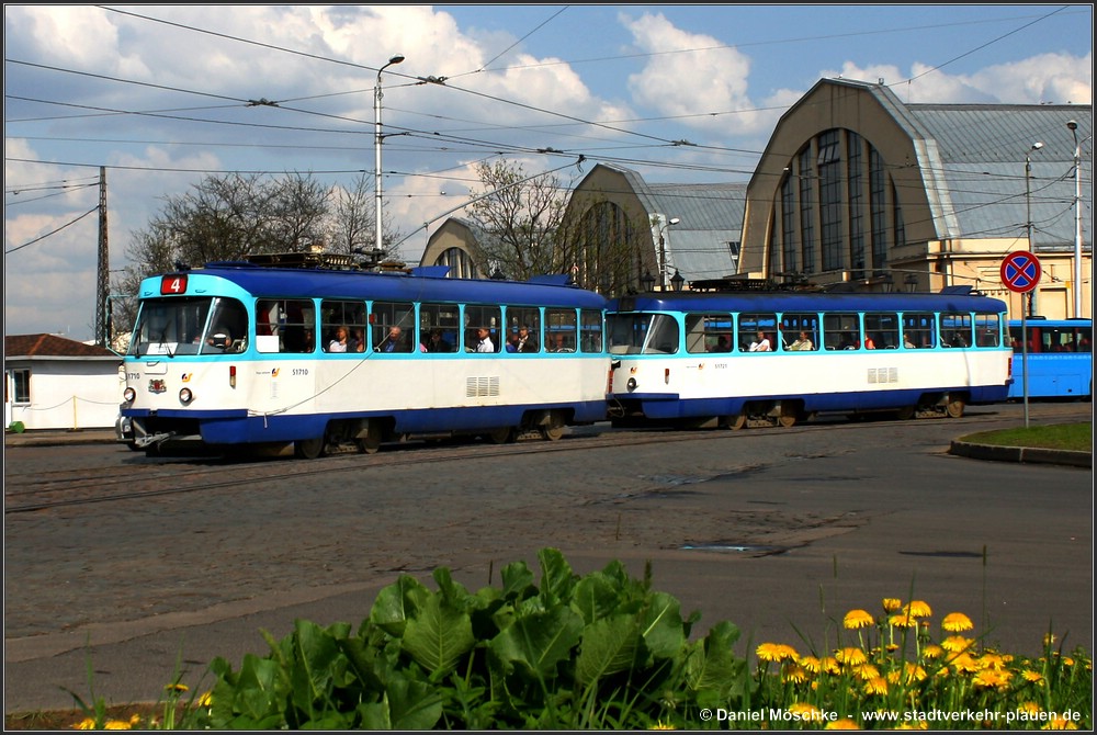 Riga, Tatra T3A № 51710
