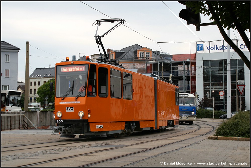 Цвиккау, Tatra KT4DMC № 200; Цвиккау — Юбилей: 115 лет трамваю в Цвиккау (06.06.2009)