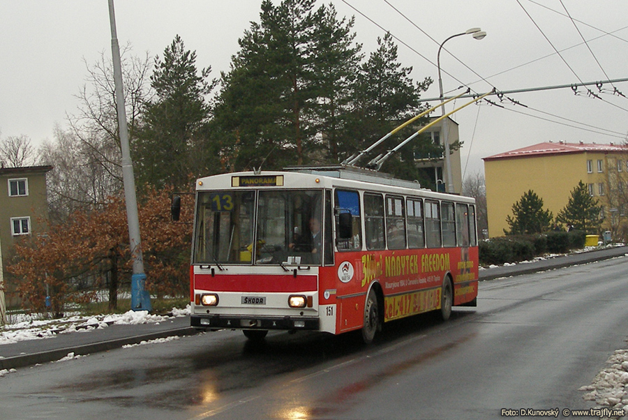 Теплице, Škoda 14Tr13/6 № 151
