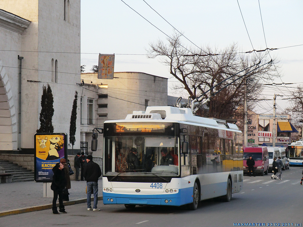 Crimean trolleybus, Bogdan T70115 # 4408