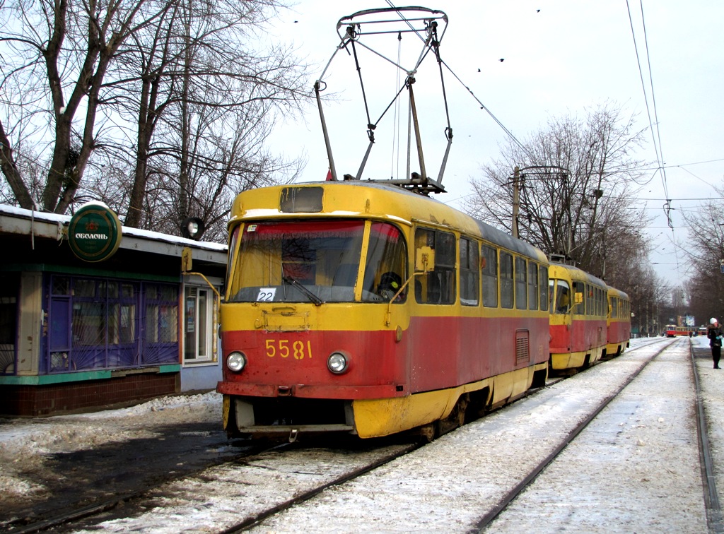 Київ, Tatra T3SU № 5581