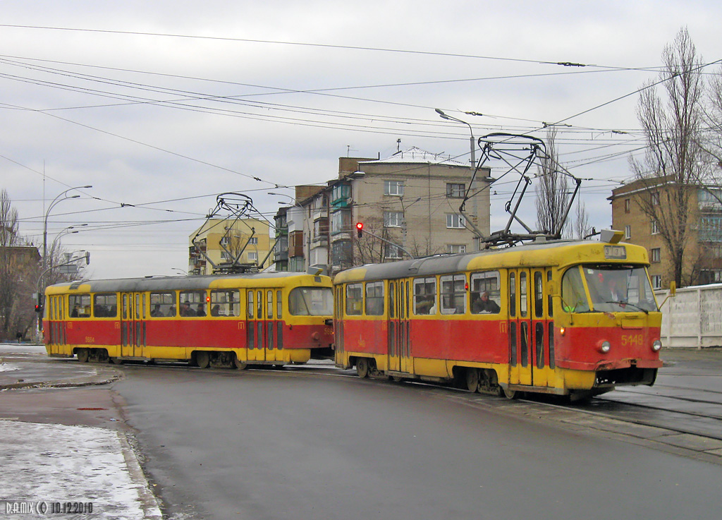 Kyiv, Tatra T3SU # 5448