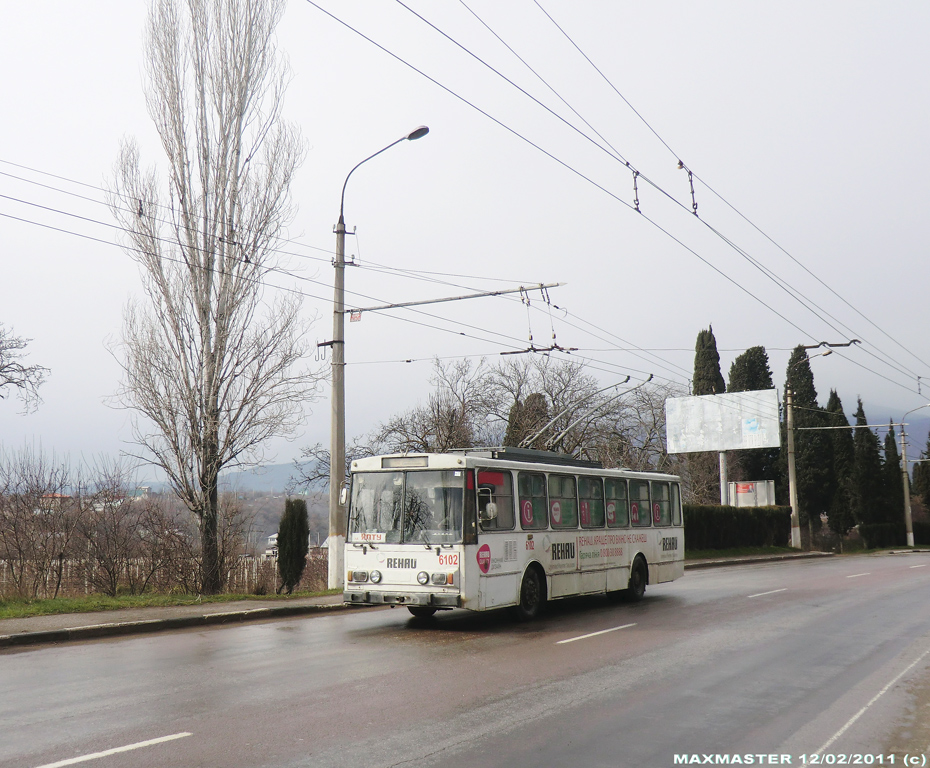 Crimean trolleybus, Škoda 14Tr89/6 № 6102