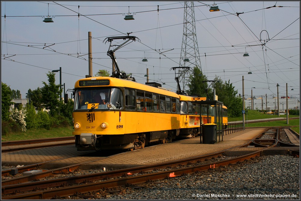 Dresden, Tatra T4D-MT № 224 267; Dresden — Official farewell of the Tatra trams (29.05.2010)