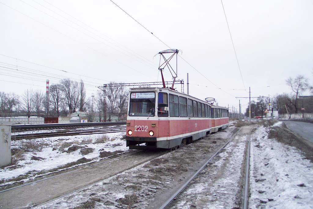 Dnipro, 71-605A Nr. 2202; Dnipro — The ride on KTM-5 February 26 2011