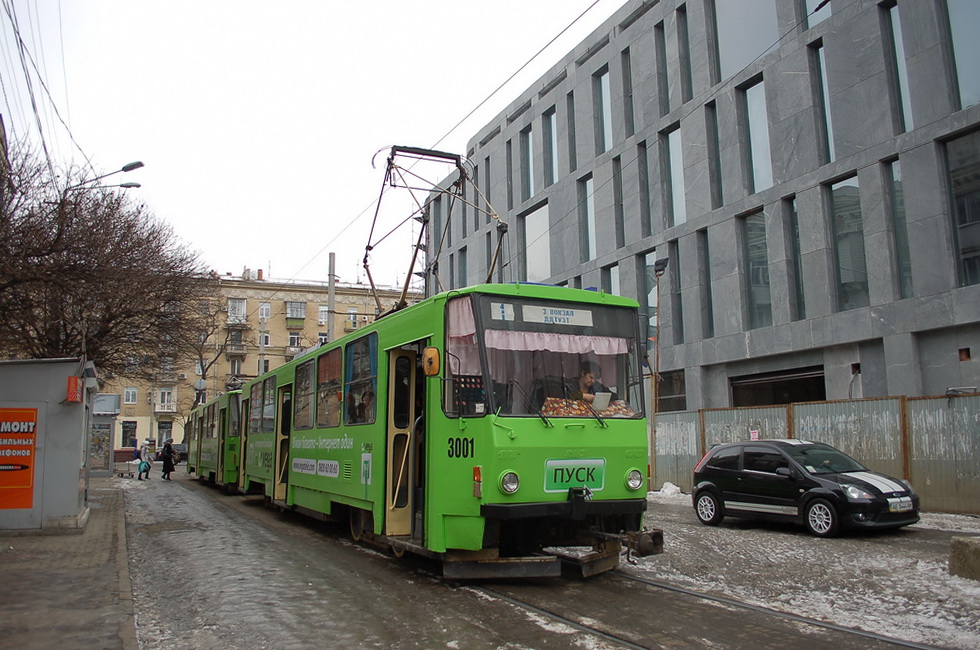 Дніпро, Татра-Юг Т6Б5 № 3001