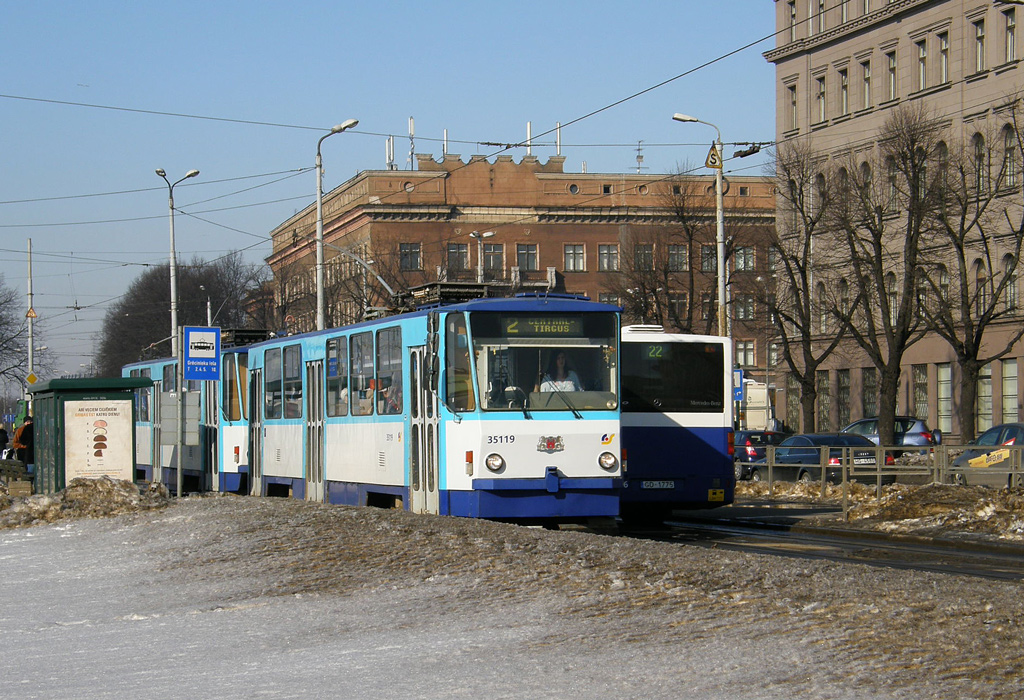 Riga, Tatra Т3MR (T6B5-R) # 35119