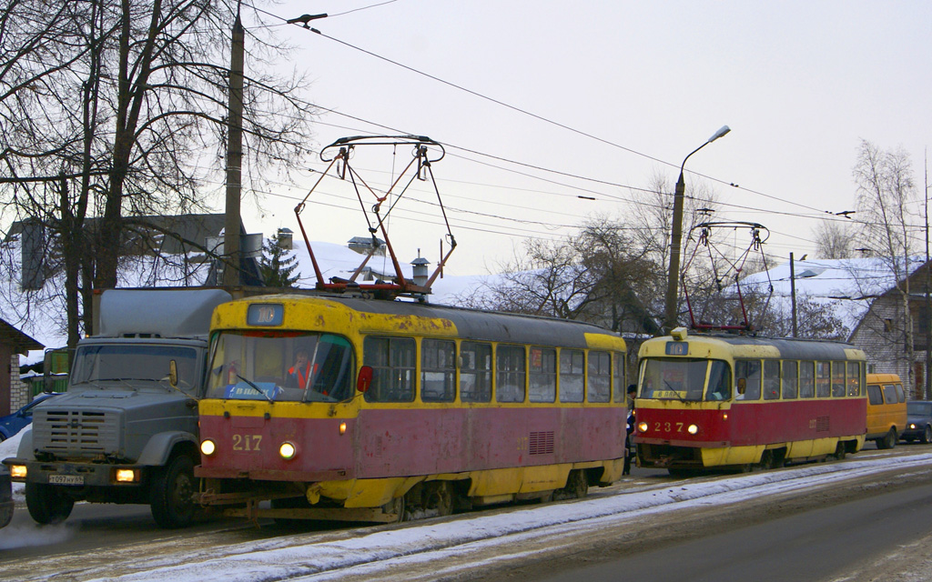 Тверь, Tatra T3SU № 217; Тверь, Tatra T3SU № 237; Тверь — ДТП и происшествия