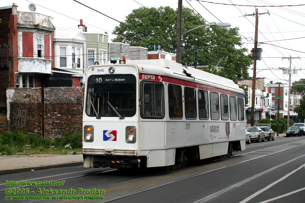 Philadelphia, Kawasaki City LRV # 9110
