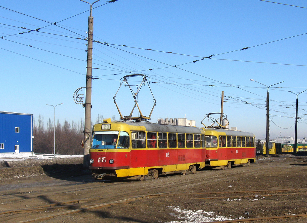 Харьков, Tatra T3SU № 665