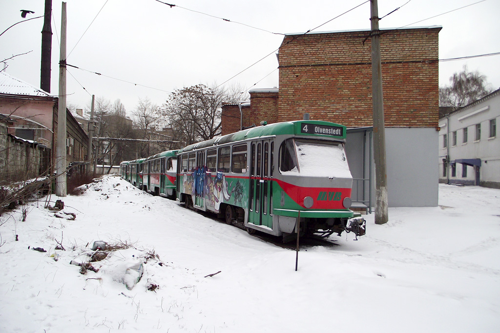 Дніпро, Tatra T4DM № 1418; Дніпро — Територія вагоноремонтних майстерень