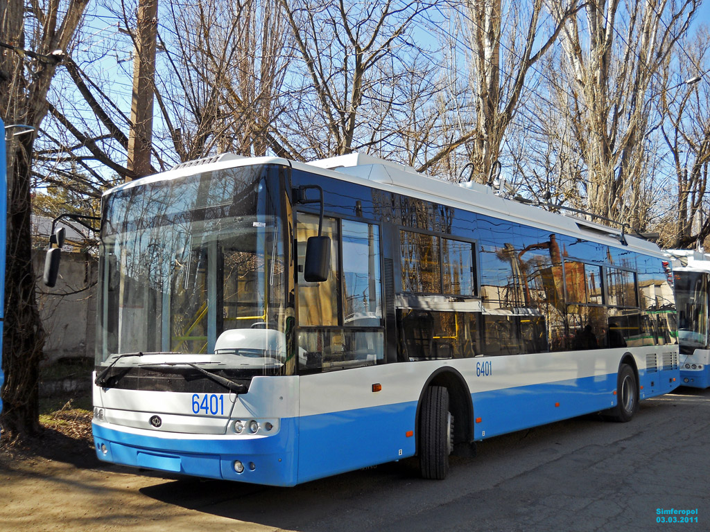 Crimean trolleybus, Bogdan T70115 # 6401