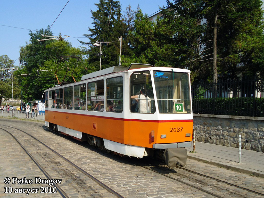 Sofia, Tatra T6A2B № 2037
