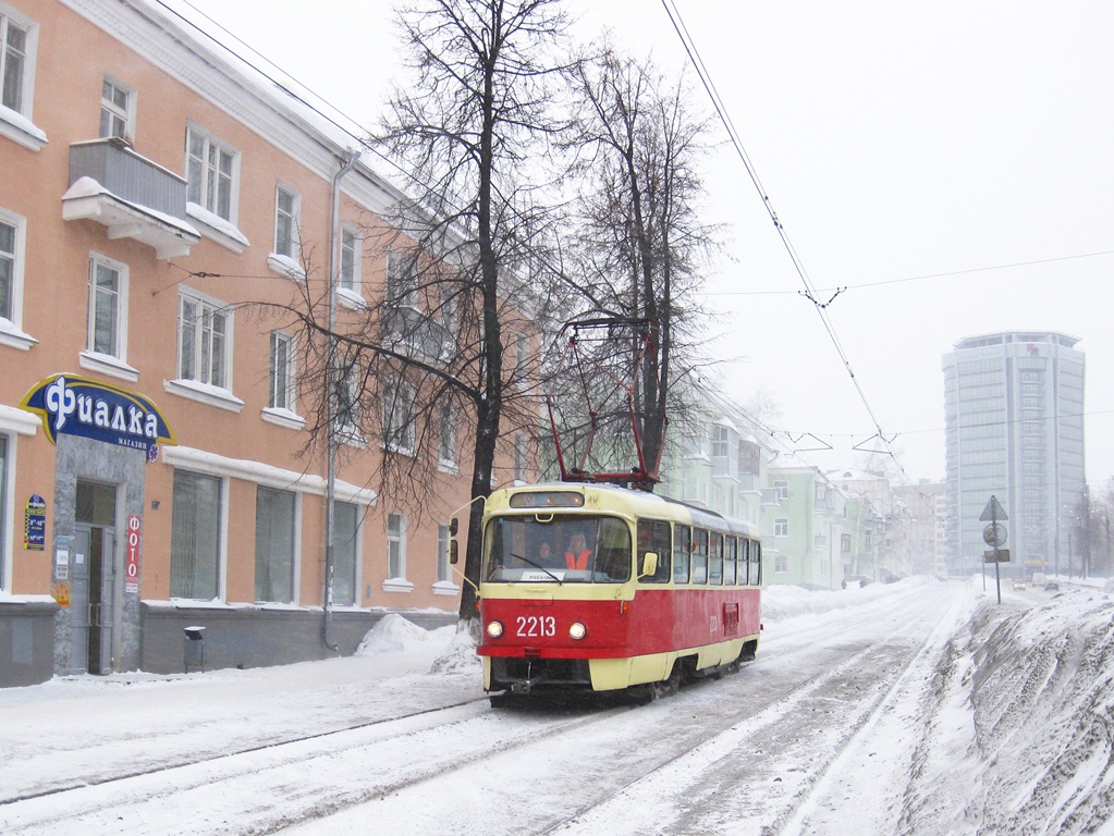 Ischewsk, Tatra T3SU (2-door) Nr. 2213