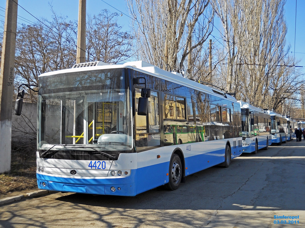 Крымский троллейбус, Богдан Т70115 № 4420