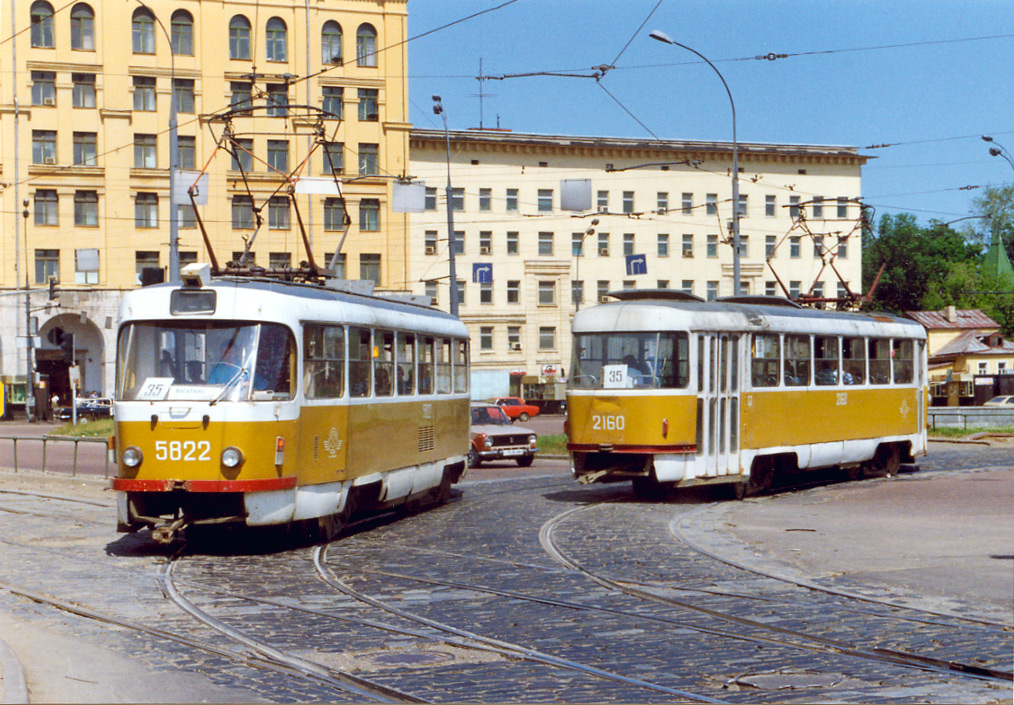 Moscova, Tatra T3SU nr. 5822; Moscova, Tatra T3SU (2-door) nr. 2160