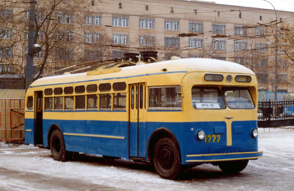 Москва, МТБ-82Д № 1777; Москва — Парад в честь 60-летия Московского троллейбуса 15 ноября 1993