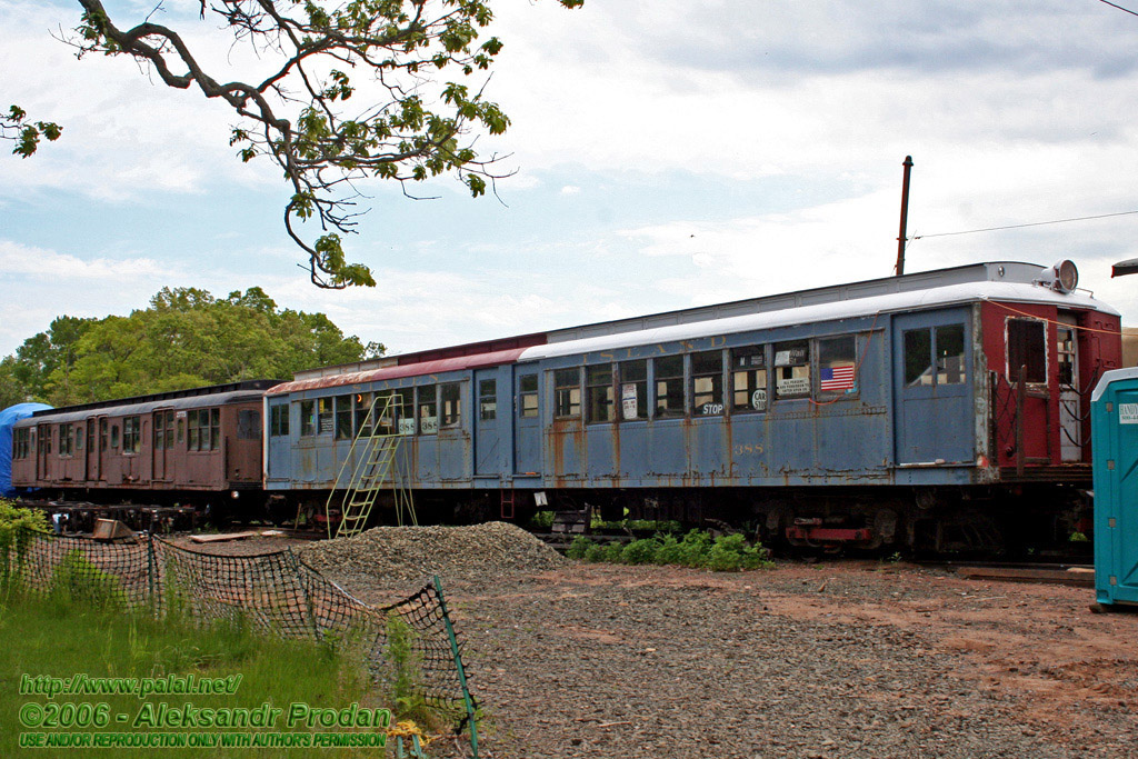 East Haven - Branford, Standard Steel SIRT ME-1 motor # 388; East Haven - Branford — Subway cars