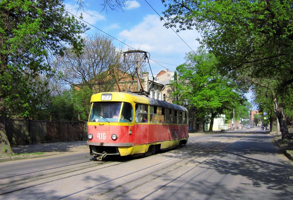 Харьков, Tatra T3SU № 416