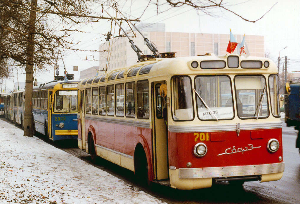 Москва, СВАРЗ МТБЭС № 701; Москва — Парад в честь 60-летия Московского троллейбуса 15 ноября 1993