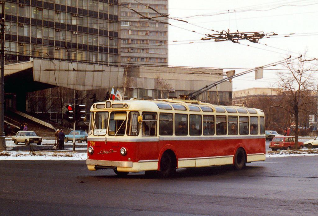 Москва, СВАРЗ МТБЭС № 701; Москва — Парад в честь 60-летия Московского троллейбуса 15 ноября 1993