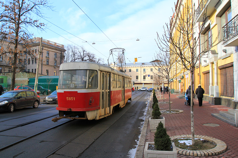 Киев, Tatra T3SU № 5851