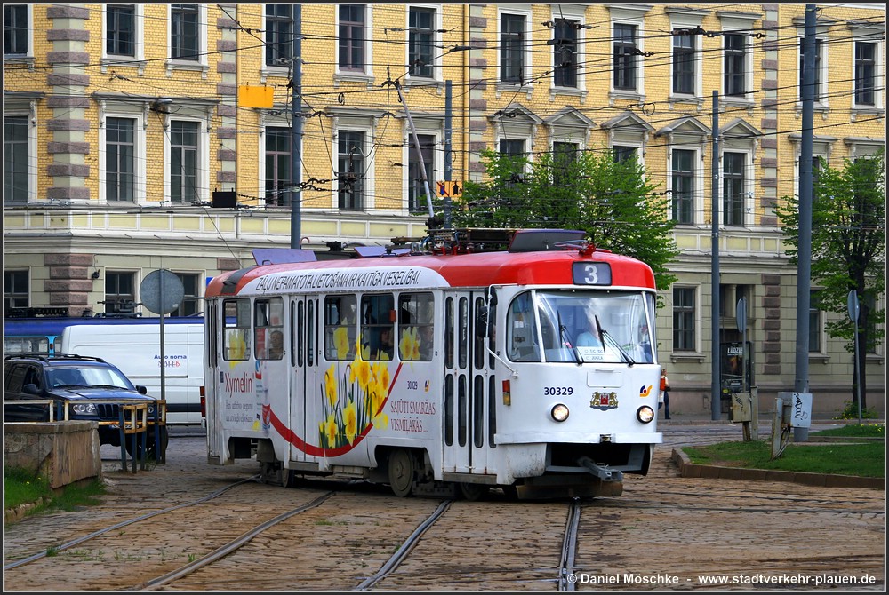 Riga, Tatra T3A N°. 30329