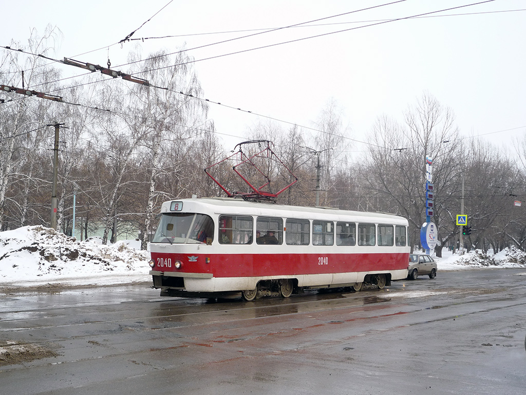 Самара, Tatra T3SU (двухдверная) № 2040