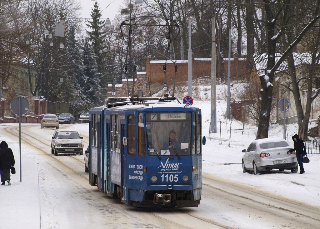 Lviv, Tatra KT4SU č. 1105