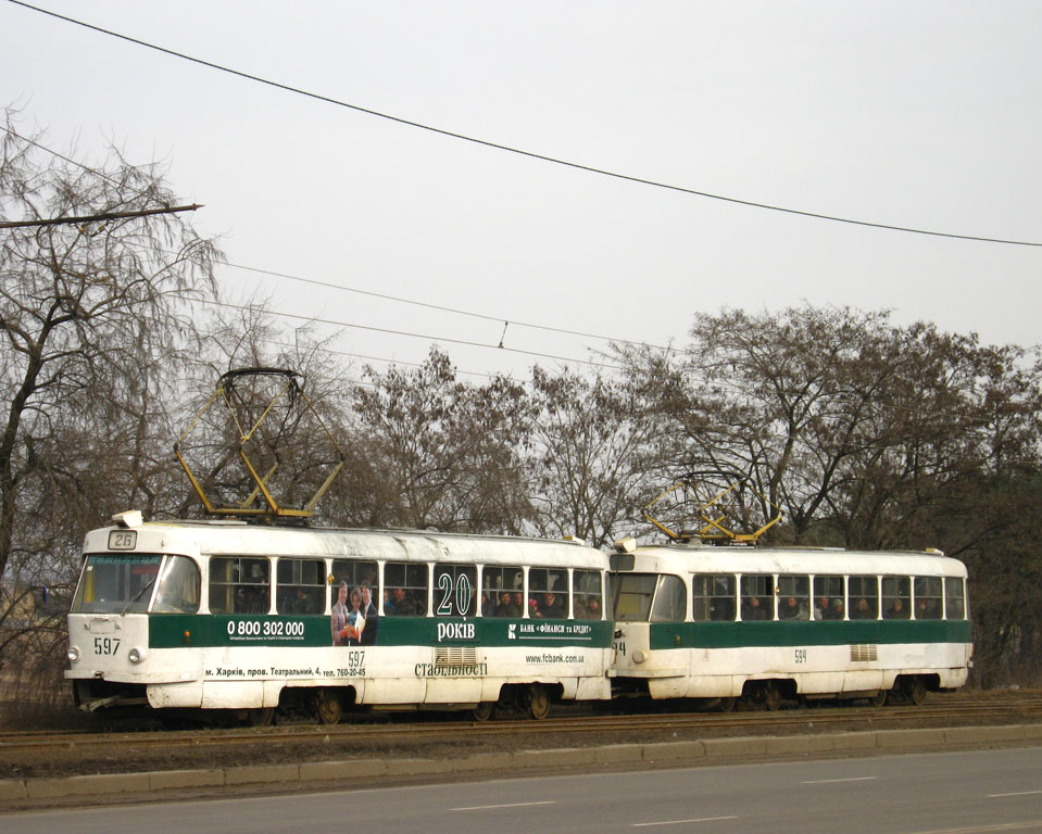 Kharkiv, Tatra T3SU № 597