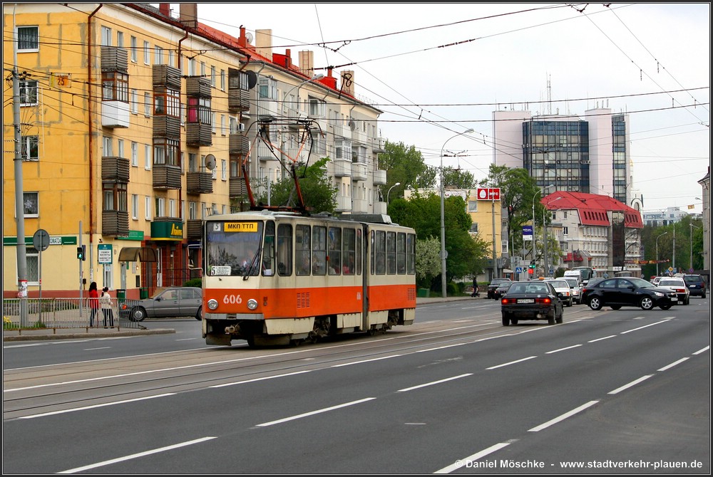 Калининград, Tatra KT4D № 606