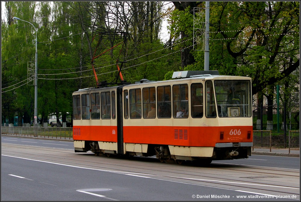 Калининград, Tatra KT4D № 606