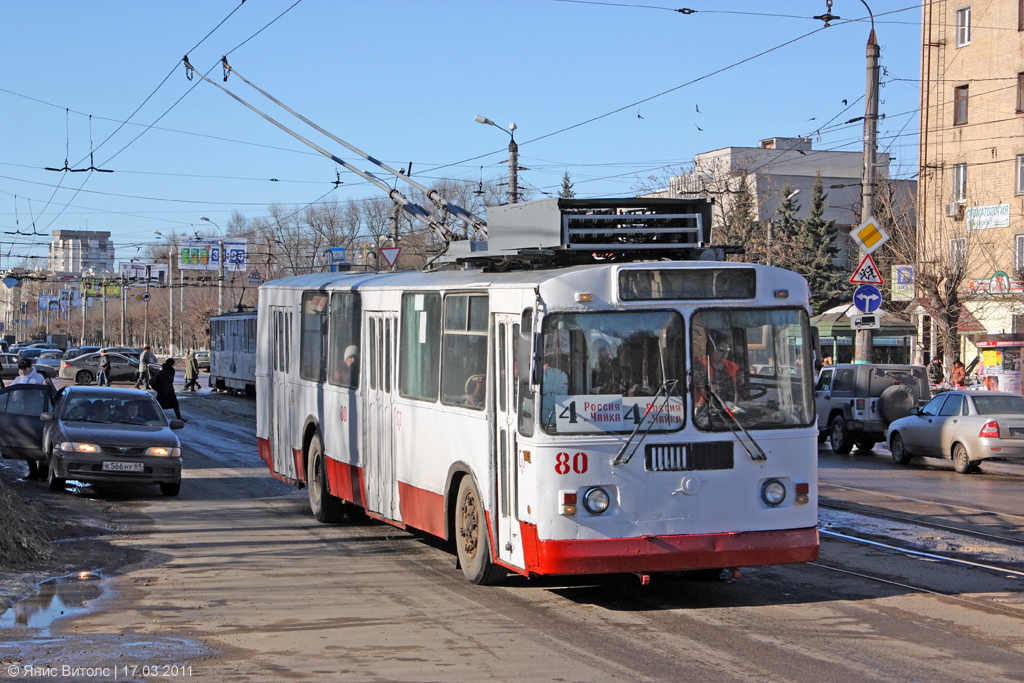Tver, ZiU-682G-012 [G0A] č. 80; Tver — Streetcar lines: Moskovsky District