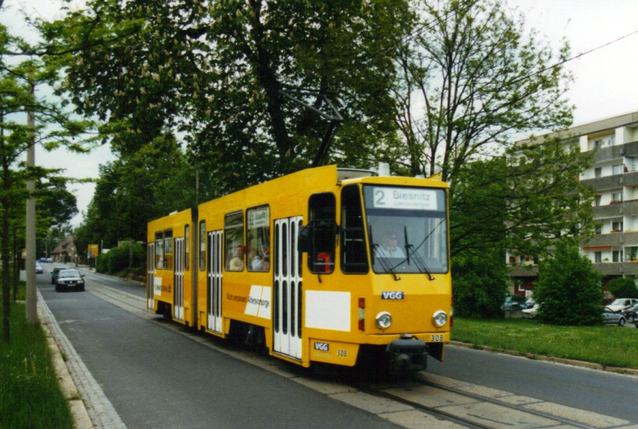 Görlitz, Tatra KT4DC № 308