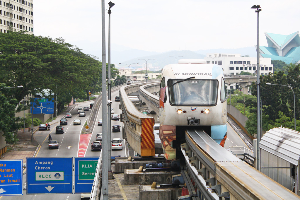 Kuala Lumpur, Scomi/Hitachi nr. 0612; Kuala Lumpur — Line 8 — KL Monorail