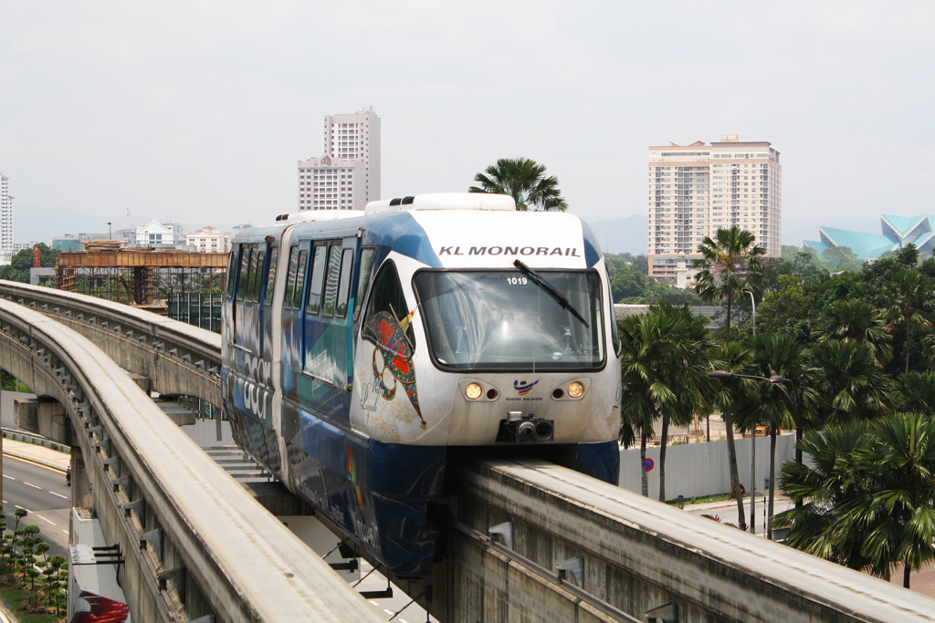 Kuala Lumpur, Scomi/Hitachi № 1019; Kuala Lumpur — Line 8 — KL Monorail