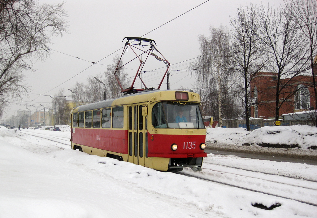 Ижевск, Tatra T3SU (двухдверная) № 1135