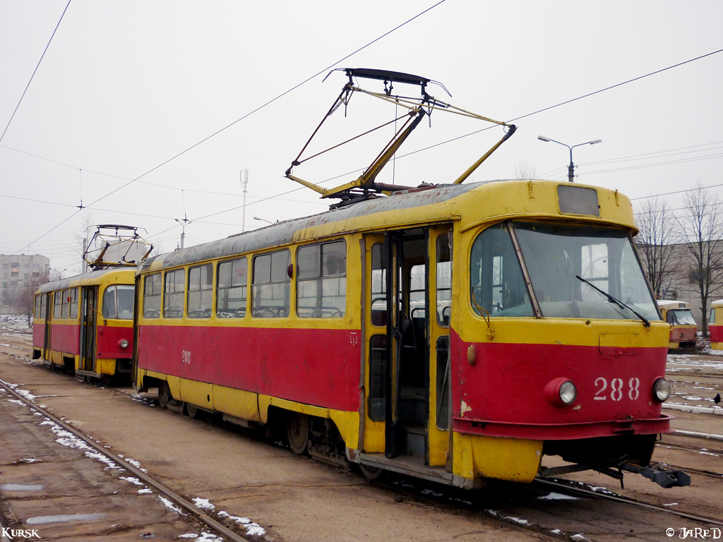 Курск, Tatra T3SU (двухдверная) № 288