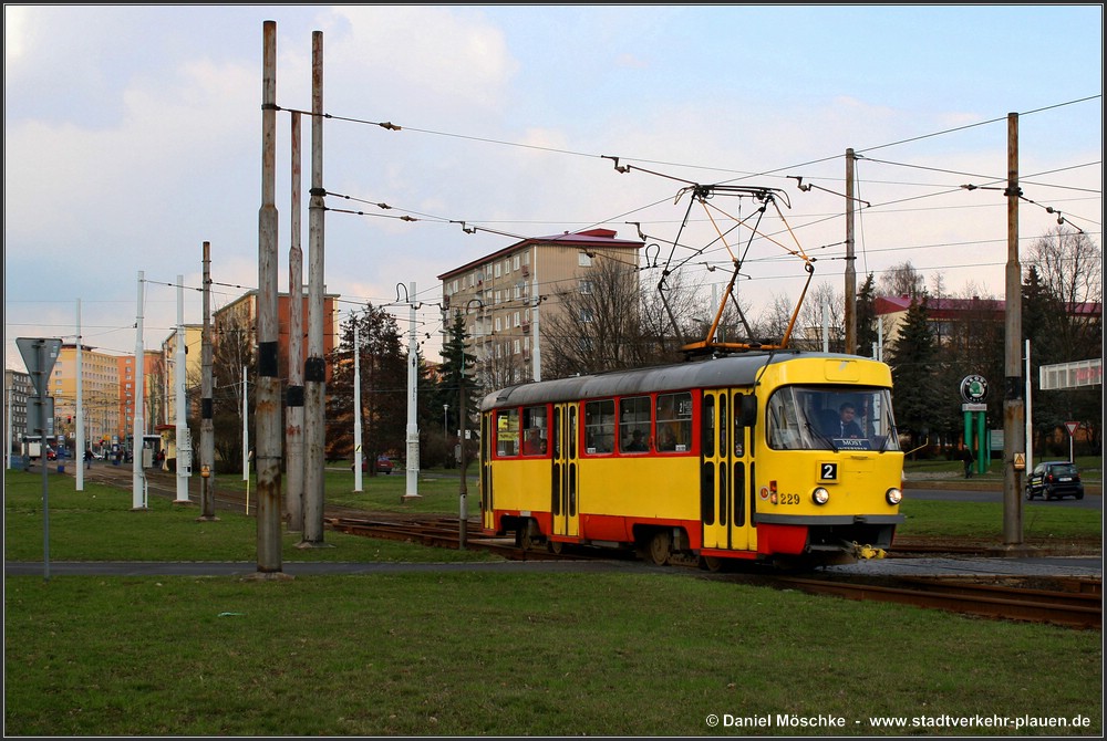 Мост ― Літвінов, Tatra T3SU № 229