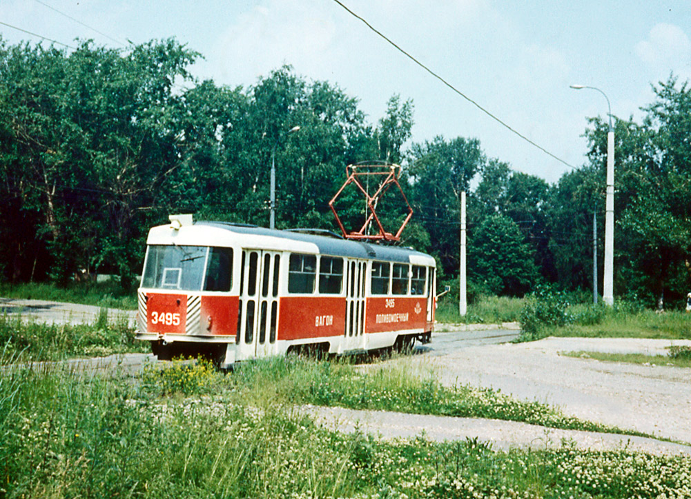 Moscow, Tatra T3SU № 3495