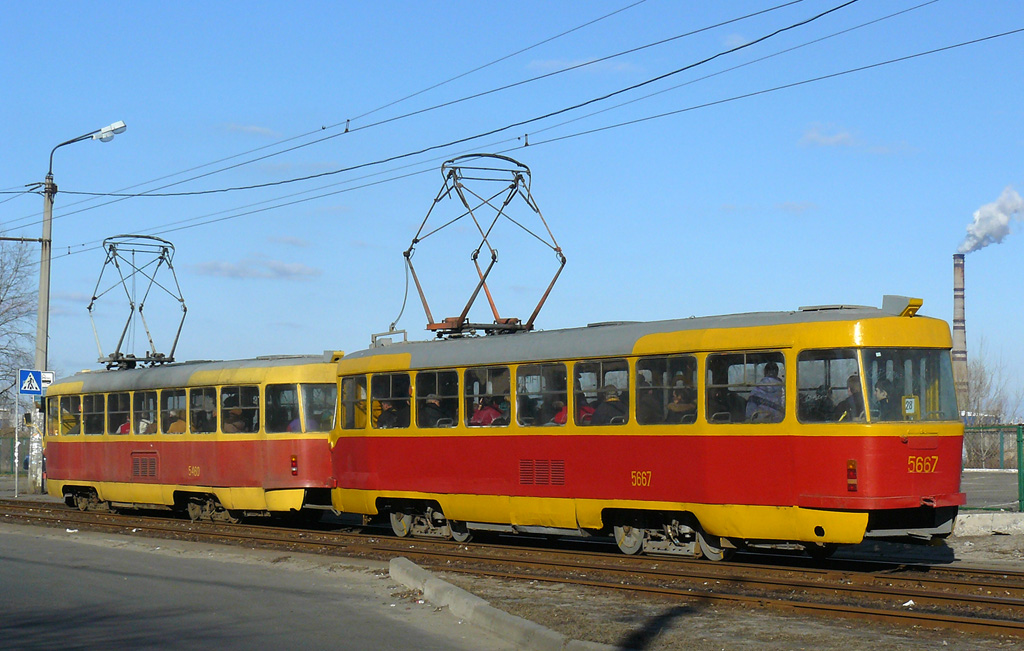 Киев, Tatra T3SU № 5667